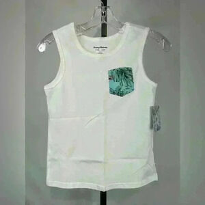 Tommy‎ Bahama Kids Unisex Tank Top with Pocket Size M